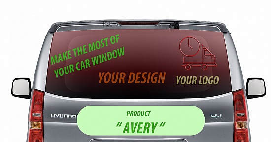 AVERY - One way VISION CAR 145x65 cm