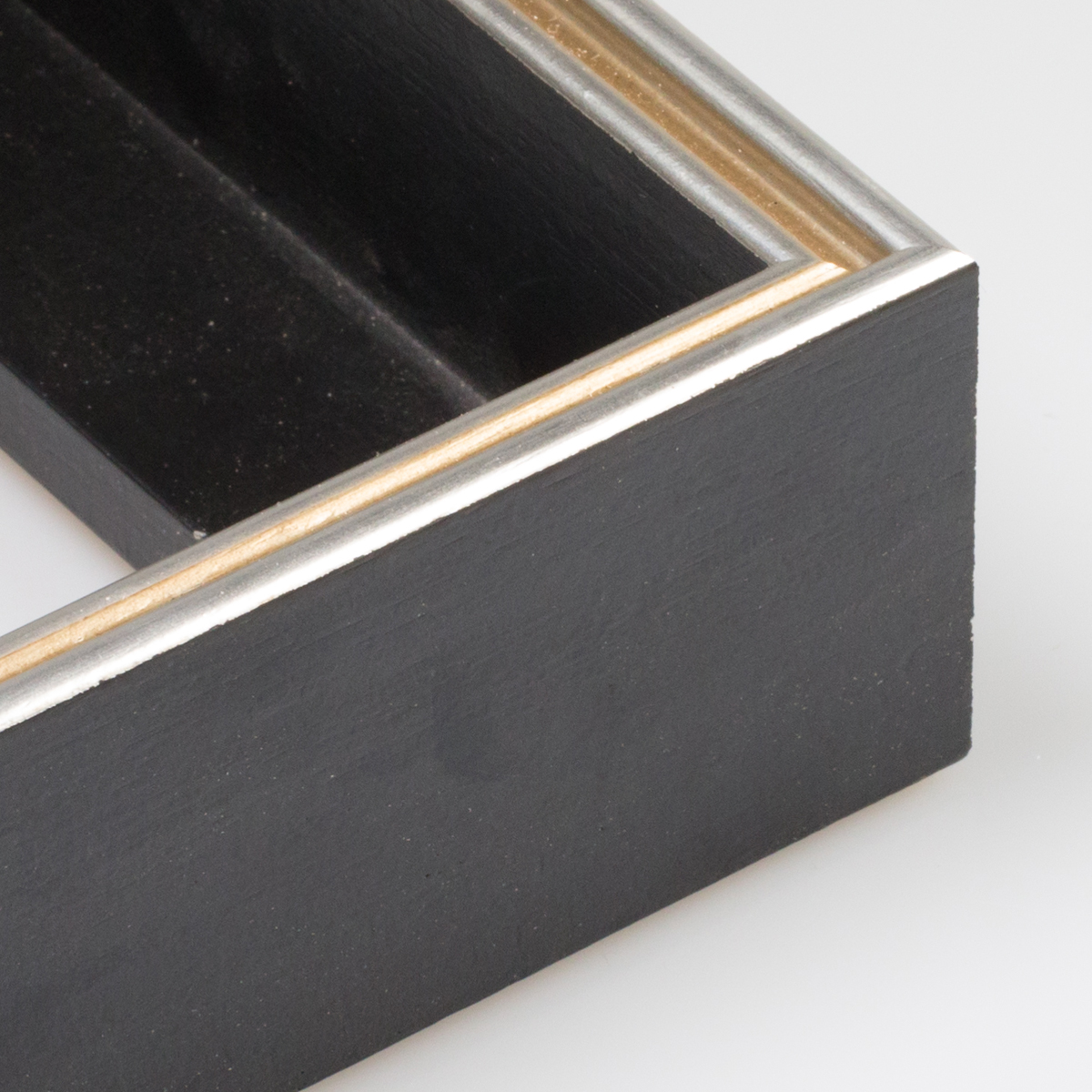 Barocco - Float Silver-Black Moulding Frame (Shadow Box Frame), DIY Canvas kit | _MG_8553.jpg
