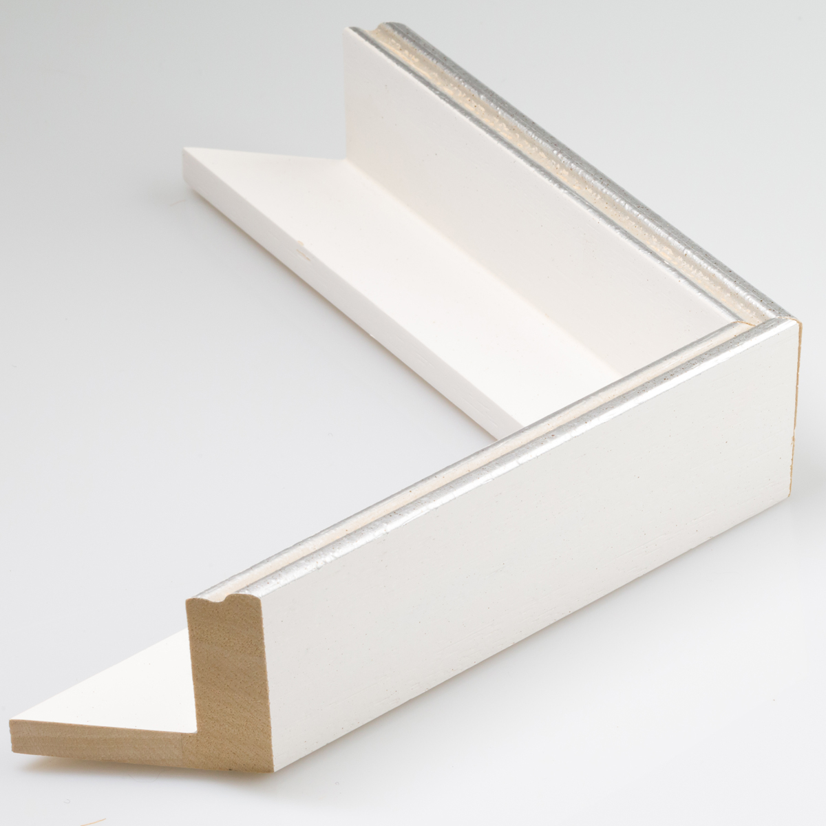 Barocco - Float Silver- White Moulding Frame (Shadow Box Frame), DIY Canvas kit | _MG_8564-2.jpg