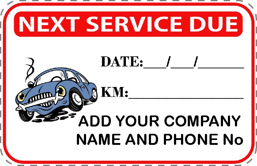 CAR SERVICE DUE V6 RED stickers,cut vinyl 50pc | CAR_SERVICE_DUE_V6_RED_add.jpg