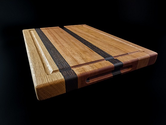 HARDWOOD, Cutting/chopping Board 38.3 cm  x  28.0 cm and thickness 3.0 cm #169