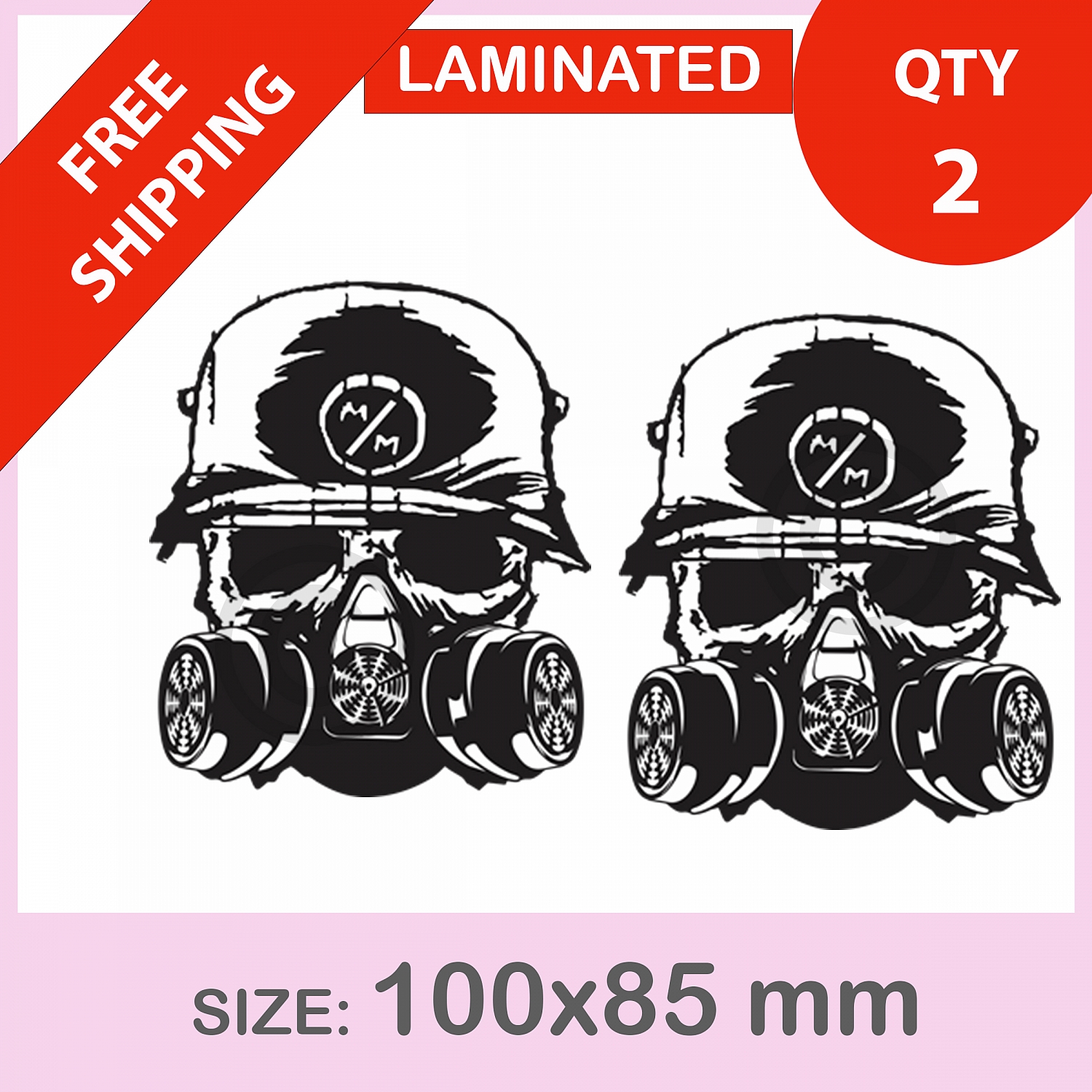 Metal Mulisha, QTY 2, DECAL STICKER (LAMINATED) Die Cut for Car ,Ute, Caravan | Metal_Mulisha_V3.jpg