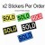 600x300 Sold - Self Adhesive Stickers DECALS, promotion QTY 2 per order | SET_ALL_STICKERS.jpg